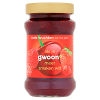 G'woon Extra jam rode vruchten