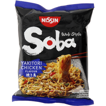 Nissin Soba noodles yakitori