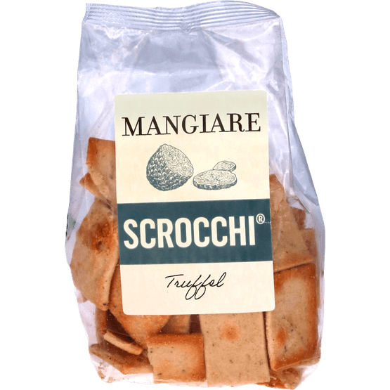 Foto van Mangiare Scrocchi truffel tapas op witte achtergrond
