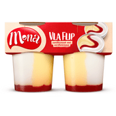 Mona Vlaflip vanillevla yoghurt, 2 stuks