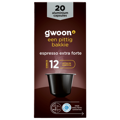 G'woon Koffiecapsules espresso extra forte