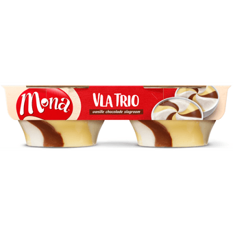Mona Vanille chocolade slagroom 2 stuks