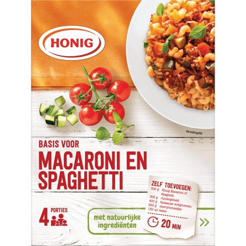 Honig Kruidenmix Spaghetti Macaroni Dekamarkt