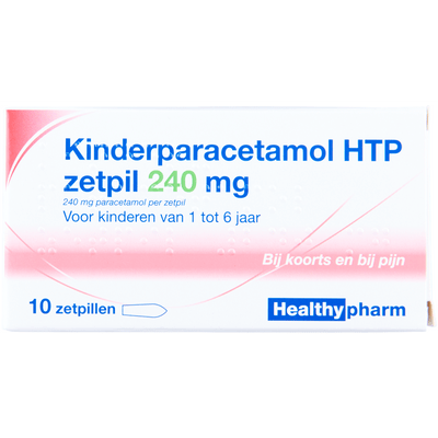 Healthypharm Paracetamol zetpil 240 mg