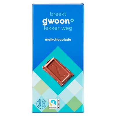 G'woon Chocoladereep melk