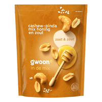 G'woon Cashew-pinda mix honing en zout