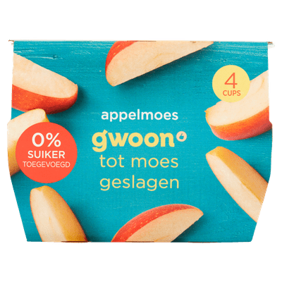 G'woon Appelmoes 0% suikers