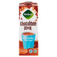 Melkan Chocolademelk 0% suiker toegevoegd