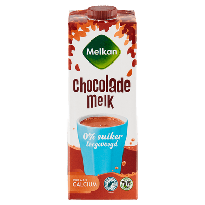 Melkan Chocolademelk 0% suiker toegevoegd