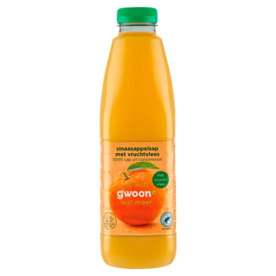 G'woon Sinaasappelsap met vruchtvlees