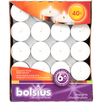 Bolsius Waxinelichtjes in doos 6 branduren