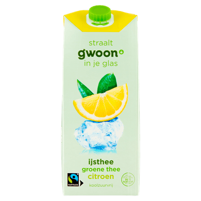 G'woon Ijsthee groene thee citroen