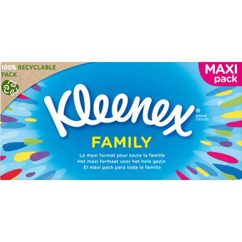 Kleenex Tissues family box