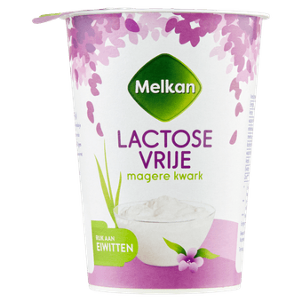 Melkan Lactose vrije magere kwark 