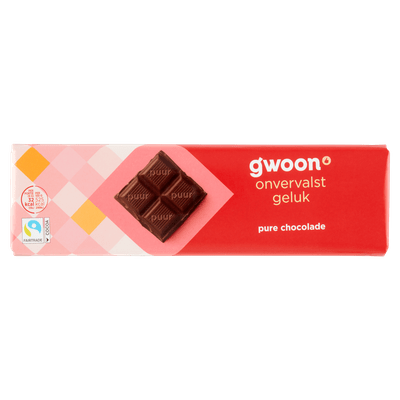 G'woon Chocoladereep puur