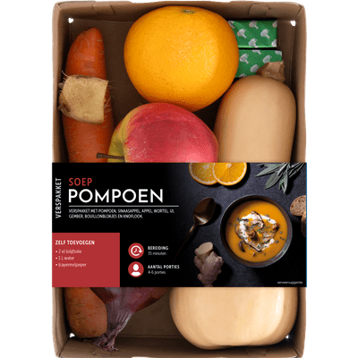 Fresh & easy Verspakket pompoensoep