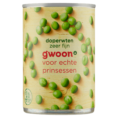 G'woon Doperwten extra fijn