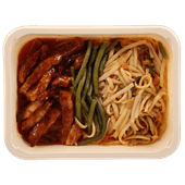 Mealmasters Bami goreng gerookte buikspek zoetzure saus