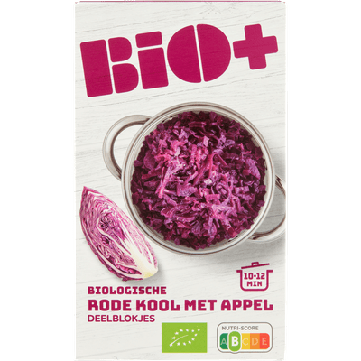 Bio+ Rode kool met appel