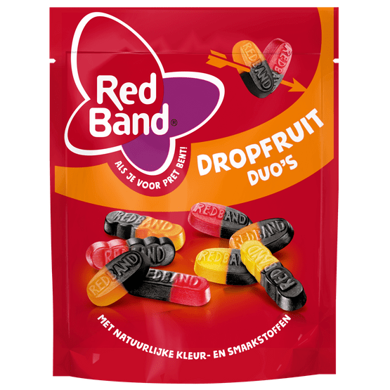 Foto van Red Band Dropfruit duo s op witte achtergrond