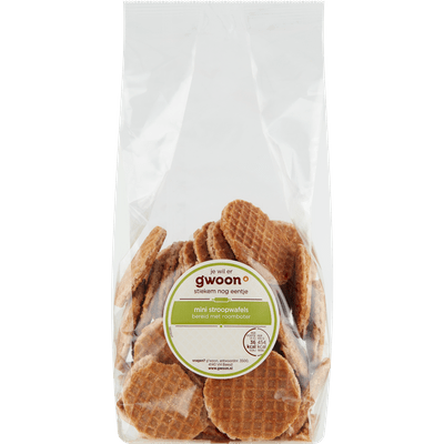 G'woon Roomboter stroopwafels mini