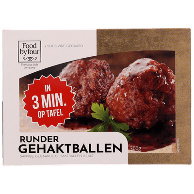 Food by four Gehaktballen gegaard