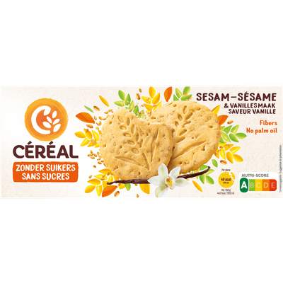 Céréal Sesamkoekjes met vanillesmaak