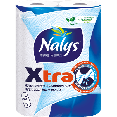 Nalys Keukenpapier 2 rollen xtra