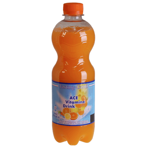 Foto van Tasting Good Ace vitamine op witte achtergrond