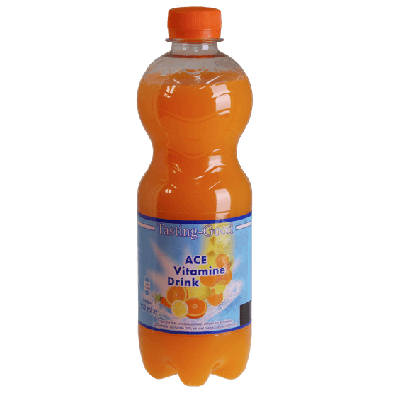 Foto van Tasting Good Ace vitamine op witte achtergrond