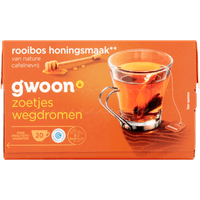 G'woon Rooibosthee honing kop 20 zakjes