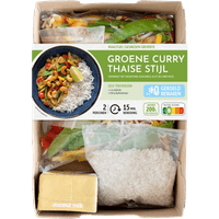 Fresh & easy Verspakket thaise groene curry