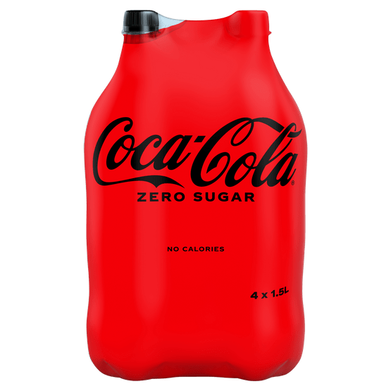 Foto van Coca-Cola Zero op witte achtergrond