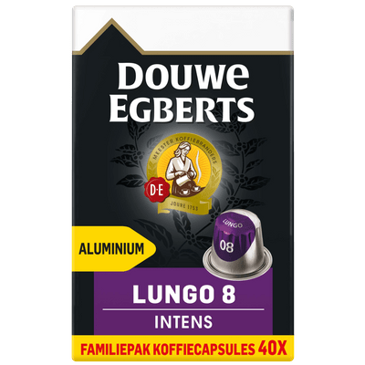 Douwe Egberts Lungo Intens koffiecups voordeelpak