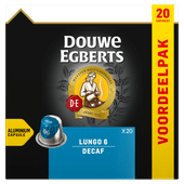 Douwe Egberts Koffiecups lungo decaf sterkte 6