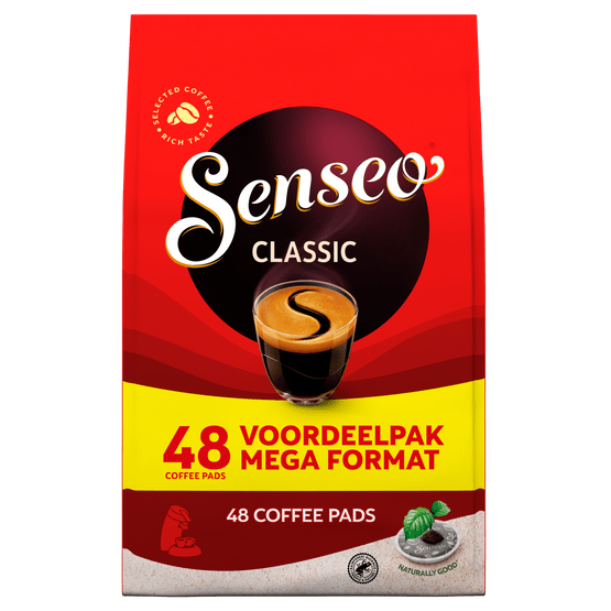 Foto van Senseo Classic koffiepads voordeelpak op witte achtergrond