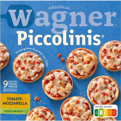 Wagner Piccolinis mozzarella tomaat 9 stuks