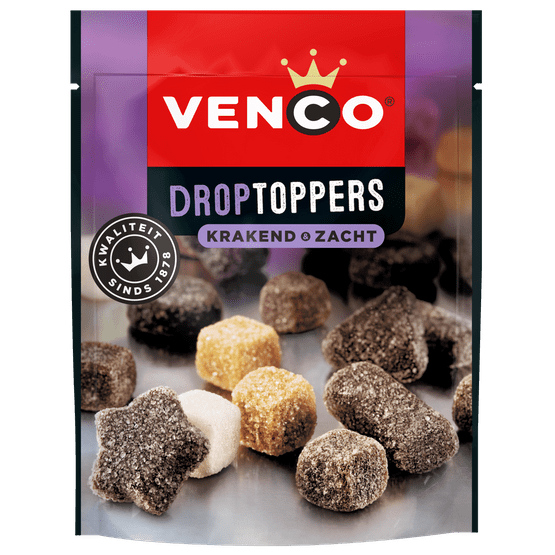 Foto van Venco Droptoppers krakend-zacht op witte achtergrond