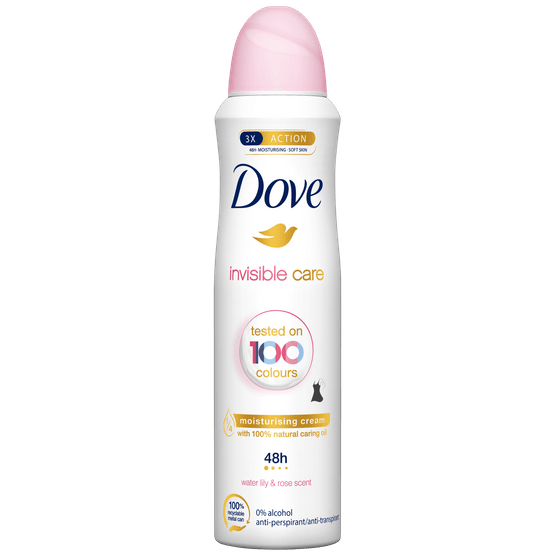 Foto van Dove Deospray invisible care invisible care op witte achtergrond