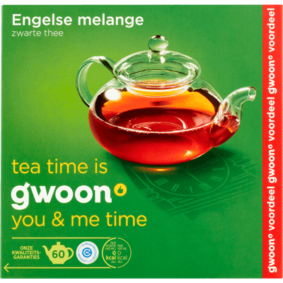 G'woon Zwarte thee Engelse melange