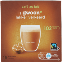 G'woon Koffiecups cafe au lait sterkte 2