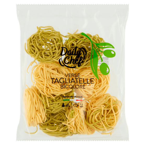 Foto van Daily Chef Pasta bicolore op witte achtergrond
