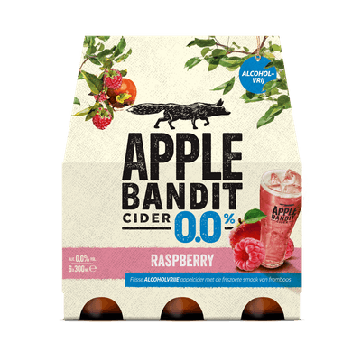 Apple Bandit Raspberry 0.0% 6x30 cl