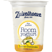 Zuivelhoeve Roomyoghurt lemon cheesecake