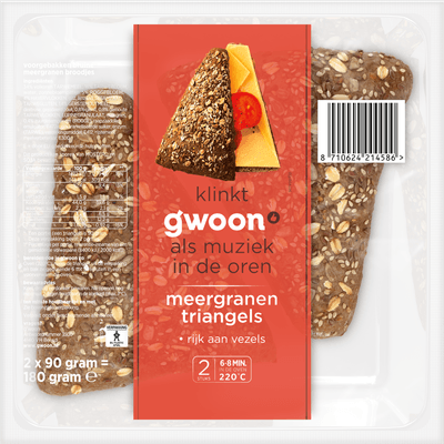 G'woon Triangel meergranen 2 stuks