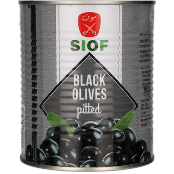 Siof Zwarte olijven zonder pit 