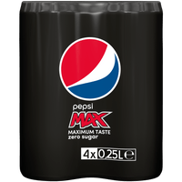 Pepsi Max 4x25 cl