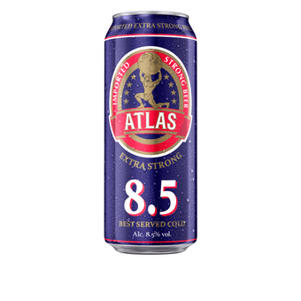 Atlas 8.5 extra strong beer 
