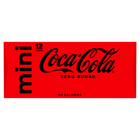 Foto van Coca-Cola Zero 12x15 cl op witte achtergrond