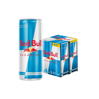 Red Bull Energy drink sugar free 4x25 cl